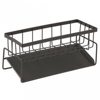 Подставка для губок и моющего средства "Порядок" (графит)