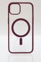 Чехол Case Acrylic MagSafe для iPhone 13 Pro (бордовый блистер)