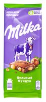 Шоколад молочный "Milka. Цельный фундук" (85 г)