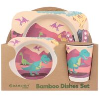 Набор посуды для пикника "Динозаврик" (5 предметов)