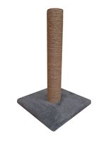 Когтеточка "Джут. Люкс" (31х31х50 см; серый)