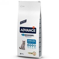 Корм сухой для стерилизованных кошек и кастрированных котов "Advance" (15 кг; индейка)