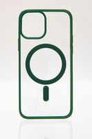 Чехол Case Acrylic MagSafe для iPhone 14 Pro Max (зелёный блистер)