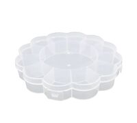 Контейнер для хранения мелочей "Цветок" (15,5х15,5х2 см)