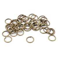 Кольцо соединительное для бижутерии (8 мм; 50 шт.; латунь)