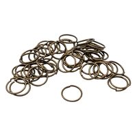 Кольцо соединительное для бижутерии (12 мм; 50 шт.; латунь)