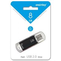 USB Flash Drive 8Gb SmartBuy V-Cut (Black)