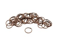 Кольцо соединительное для бижутерии (12 мм; 50 шт.; медь)