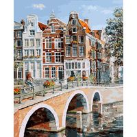 Картина по номерам "Императорский канал в Амстердаме" (400х500 мм)