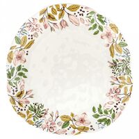 Тарелка мелкая фарфоровая "Жасминовый вальс" (254х250х25 мм)