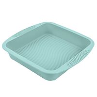 Форма для запекания силиконовая "Darvish DV-H-2132-1" (265х255х50 мм; голубой)