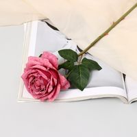 Цветок искусственный "Роза эстетик" (490 мм; пепельно-розовый)