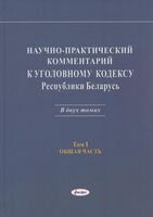 Научно-практический комментарий к Уголовному кодексу Республики Беларусь. Том 1. Общая часть