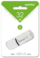 USB Flash Drive 32Gb SmartBuy Paean (White) (SB32GBPN-W)
