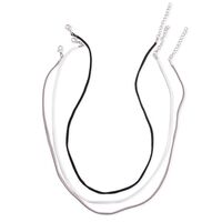 Набор шнурков для украшений (3 шт.; черно-белый)