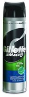 Гель для бритья Gillette MACH3 Close and Smooth для гладкого и мягкого бритья (200 мл)