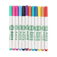 Маркер для ткани "Astra&Craft" (2 мм; 12 цветов)