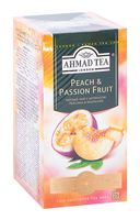 Чай черный "Ahmad Tea. Персик-маракуйя" (25 пакетиков; саше)