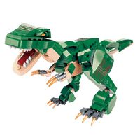 Конструктор "Динозавр-трансформер" (287 деталей; зелёный)