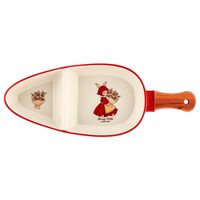 Менажница "Зайка и тюльпаны" (320х122х40 мм)