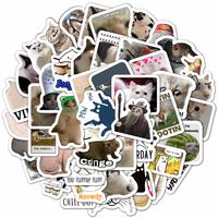 Набор виниловых наклеек "Cat meme 2"