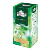 Чай зелёный "Ahmad Tea. Мята и мелисса" (25 пакетиков; саше)