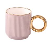 Кружка керамическая (сиреневый)