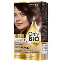 Крем-краска для волос "Only Bio Color" тон: 3.0, тёмный каштан