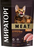 Корм сухой для кошек "Meat" (300 г; курица)