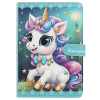 Блокнот "Единорожка" (145х210 мм; морская волна)