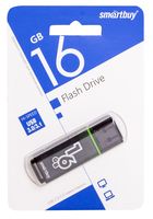 USB Flash Drive 16Gb SmartBuy Glossy series (Dark Grey)