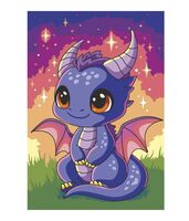 Картина по номерам "Дракончик" (200х300 мм)