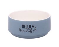 Тарелка глубокая "Hello" (480 мл; голубой)