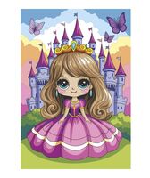 Картина по номерам "Маленькая принцесса" (200х300 мм)