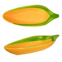 Блюдо фарфоровое "Кукуруза" (290х100 мм)