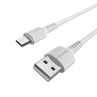 Кабель Borofone BX16 USB – Micro USB (1 м; белый)
