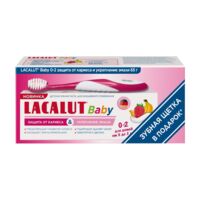 Подарочный набор "Lacalut Baby" (зубная паста, зубная щетка)