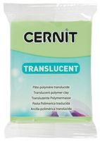 Глина полимерная "CERNIT Trans" (зеленый лимон; 56 г)