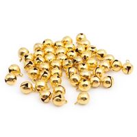 Набор для изготовления украшений "Бубенчики" (50 шт.; 10 мм; золото)