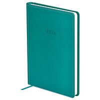 Ежедневник датированный на 2026 "Winner. Dark teal" (А6; темно-бирюзовый)