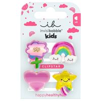 Набор заколок-крабиков для волос "Happy World" (4 шт.)