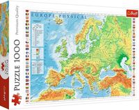 Пазл "Карта Европы" (1000 элементов)