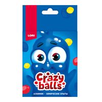 Набор для опытов "Crazy Balls. Жёлтый, синий и красный шарики"