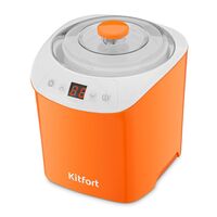 Йогуртница Kitfort KT-4090-2 (бело-оранжевая)
