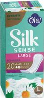 Ежедневные прокладки "Ola! Silk Sense. Daily Large Deo. Ромашка" (20 шт.)