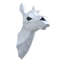 3D-конструктор "Лама Снежана" (белый)