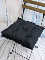 Подушка на стул "2D" (45х45 см; черная)
