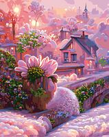 Картина по номерам "Розовые мечты" (400х500 мм)