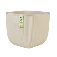 Горшок с дренажной системой "Фабио" (1,95 л; кремовый)