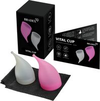 Набор менструальных чаш "Vital Cup" (размер S+L; 2 шт.)